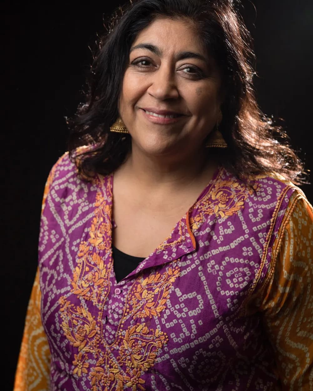 Filmmaker Gurinder Chadha speaking at a public event